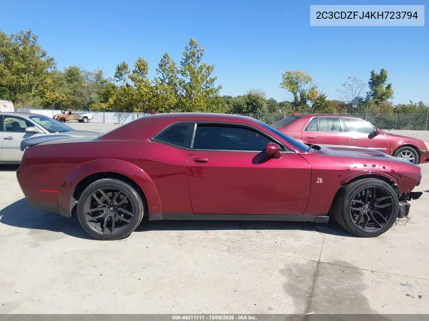 2019 DODGE CHALLENGER VIN 2C3CDZFJ4KH723794 — фото 14