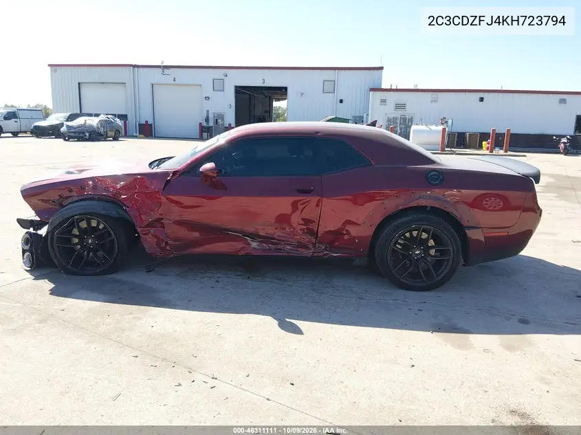 2019 DODGE CHALLENGER VIN 2C3CDZFJ4KH723794 — фото 15