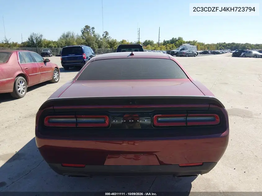 2019 DODGE CHALLENGER VIN 2C3CDZFJ4KH723794 — фото 17