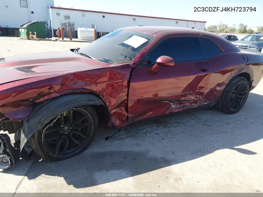 2019 DODGE CHALLENGER VIN 2C3CDZFJ4KH723794 — фото 18
