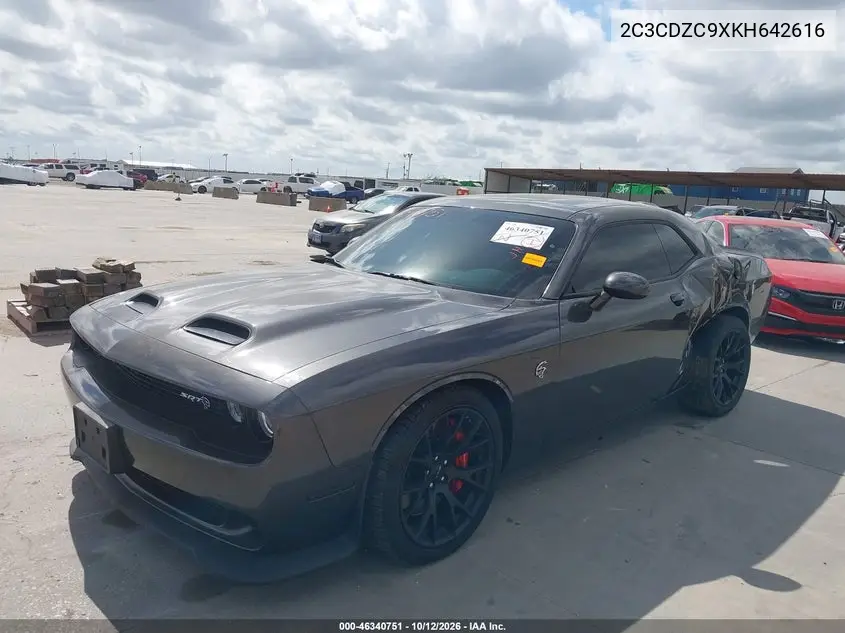 2019 DODGE CHALLENGER VIN 2C3CDZC9XKH642616 — фото 2