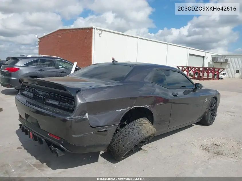 2019 DODGE CHALLENGER VIN 2C3CDZC9XKH642616 — фото 4