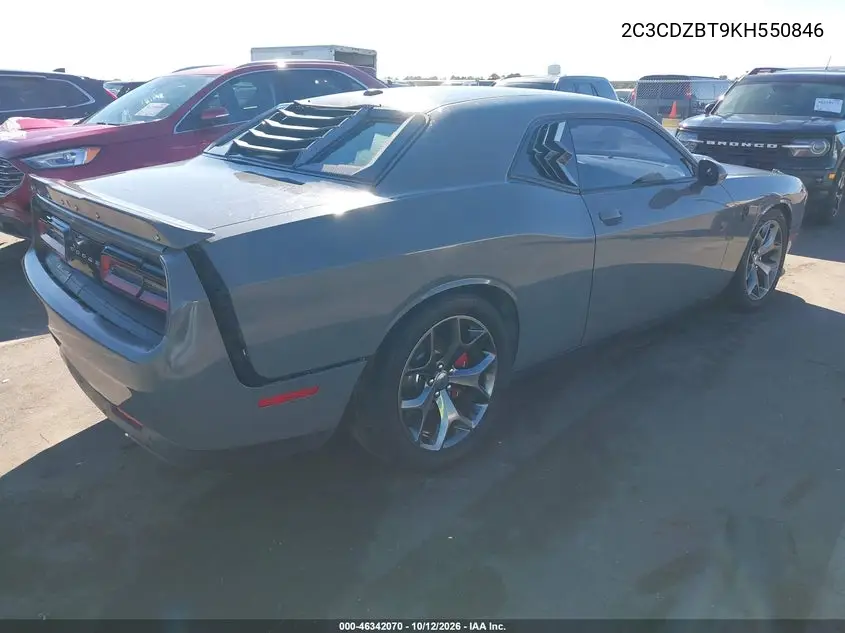 2019 DODGE CHALLENGER VIN 2C3CDZBT9KH550846 — фото 4