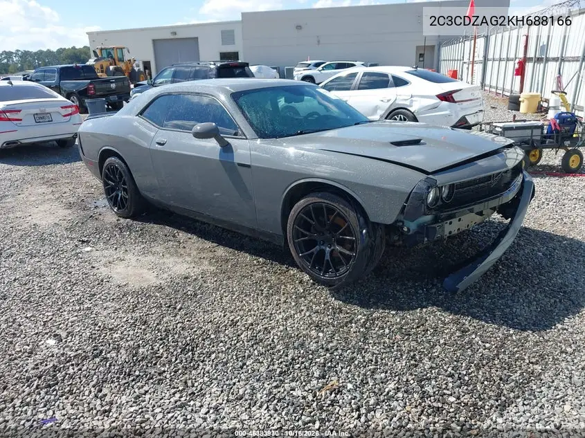 DODGE CHALLENGER 2019, VIN 2C3CDZAG2KH688166