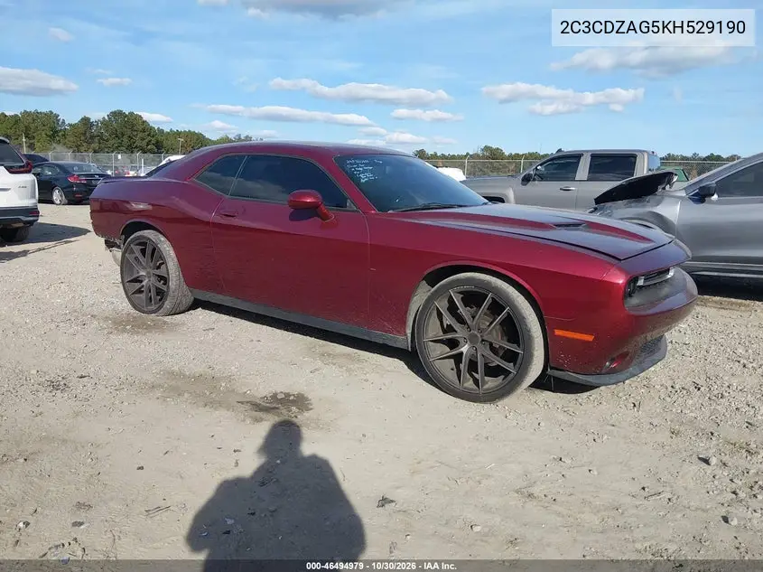 DODGE CHALLENGER 2019, VIN 2C3CDZAG5KH529190