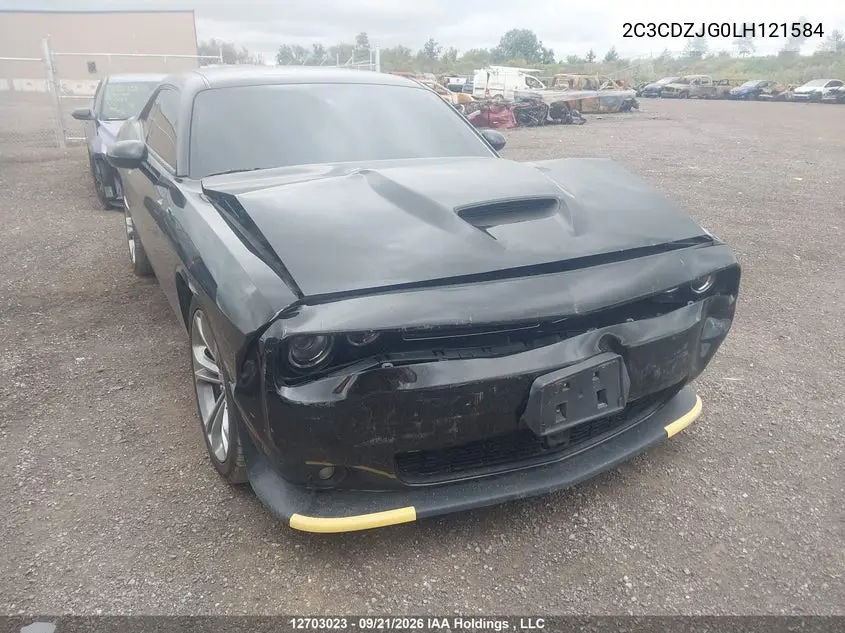 DODGE CHALLENGER 2020, VIN 2C3CDZJG0LH121584