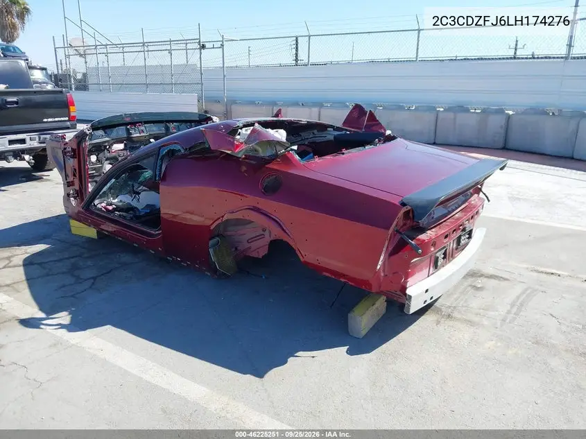 2020 DODGE CHALLENGER VIN 2C3CDZFJ6LH174276 — фото 3
