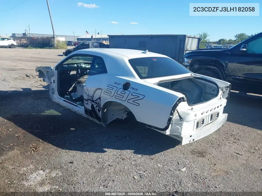 2020 DODGE CHALLENGER VIN 2C3CDZFJ3LH182058 — фото 3
