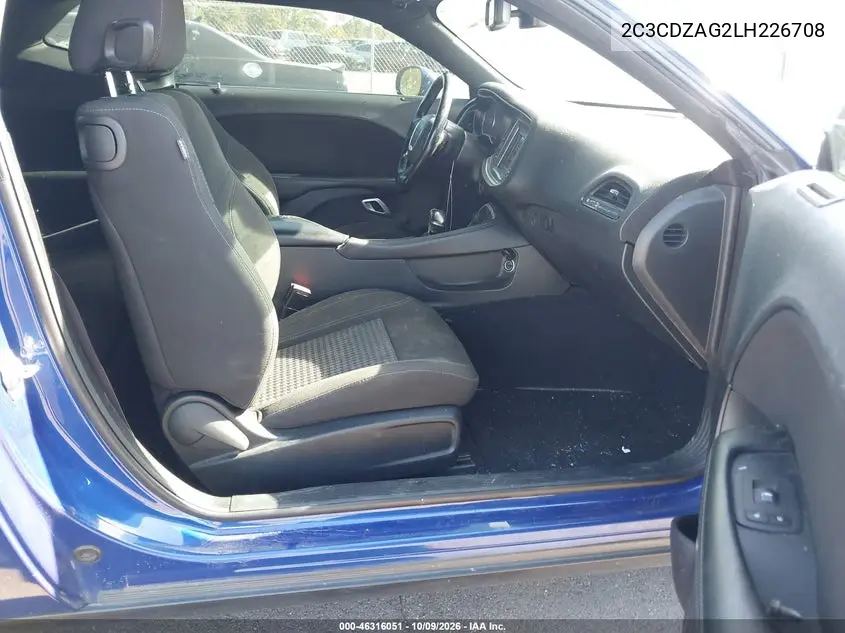 2020 DODGE CHALLENGER VIN 2C3CDZAG2LH226708 — фото 5