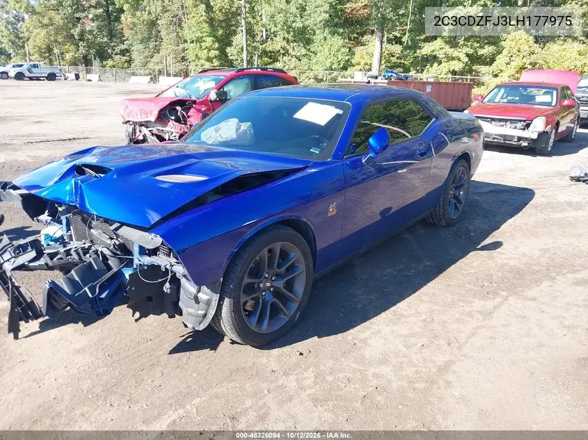2020 DODGE CHALLENGER VIN 2C3CDZFJ3LH177975 — фото 2