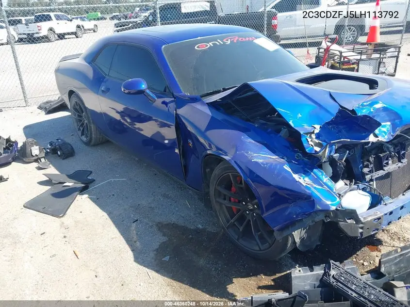 DODGE CHALLENGER 2020, VIN 2C3CDZFJ5LH113792