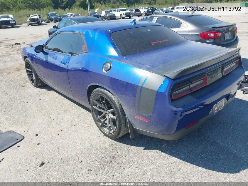 2020 DODGE CHALLENGER VIN 2C3CDZFJ5LH113792 — фото 3