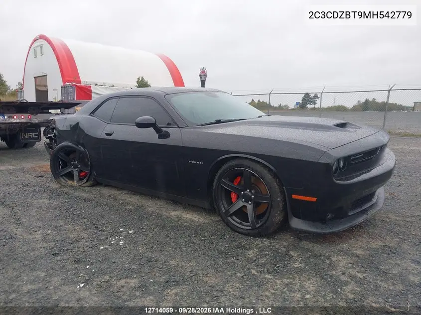 DODGE CHALLENGER 2021, VIN 2C3CDZBT9MH542779