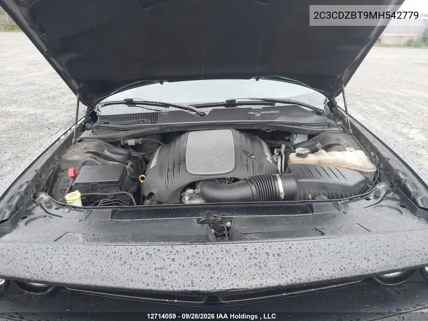 2021 DODGE CHALLENGER VIN 2C3CDZBT9MH542779 — фото 10