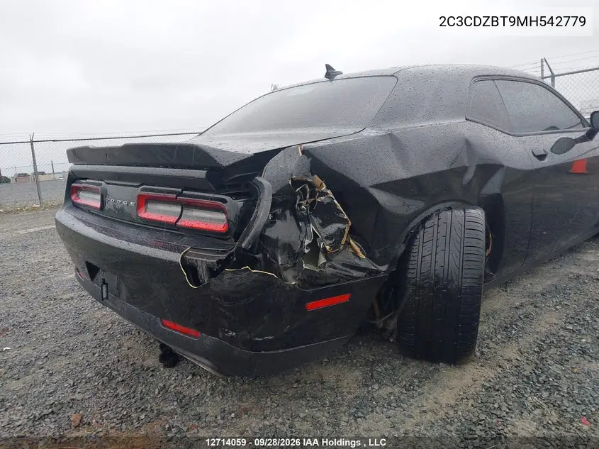 2021 DODGE CHALLENGER VIN 2C3CDZBT9MH542779 — фото 12