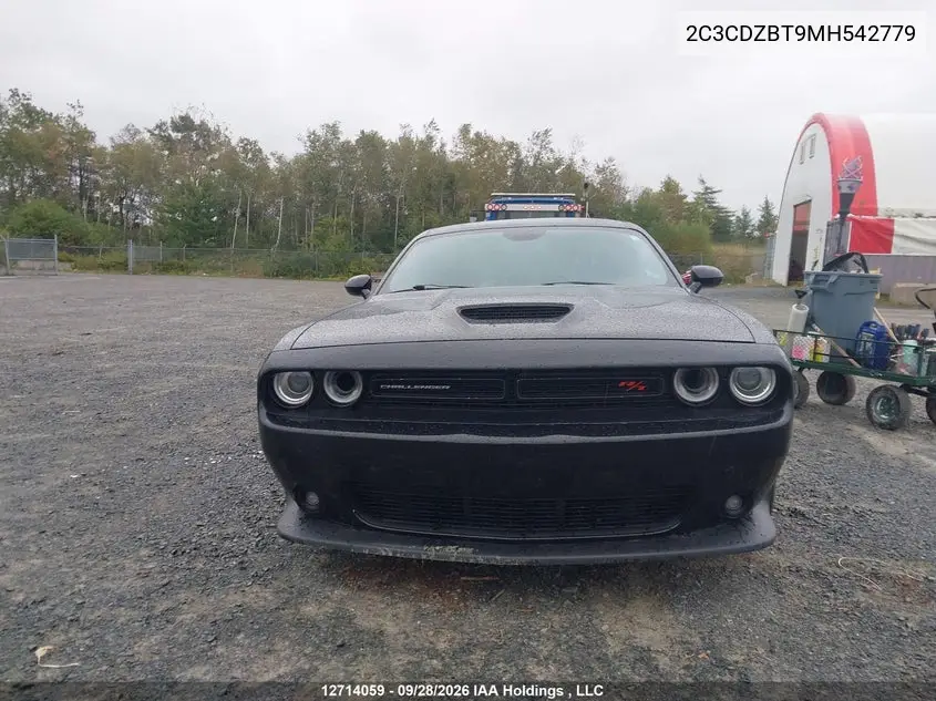 2021 DODGE CHALLENGER VIN 2C3CDZBT9MH542779 — фото 13