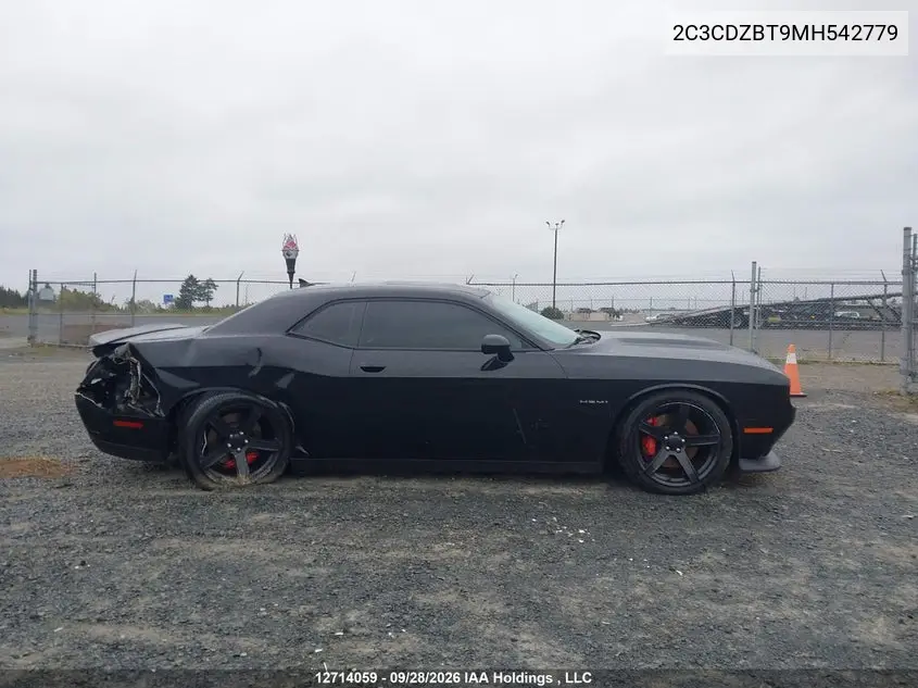 2021 DODGE CHALLENGER VIN 2C3CDZBT9MH542779 — фото 14