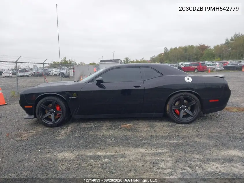 2021 DODGE CHALLENGER VIN 2C3CDZBT9MH542779 — фото 15