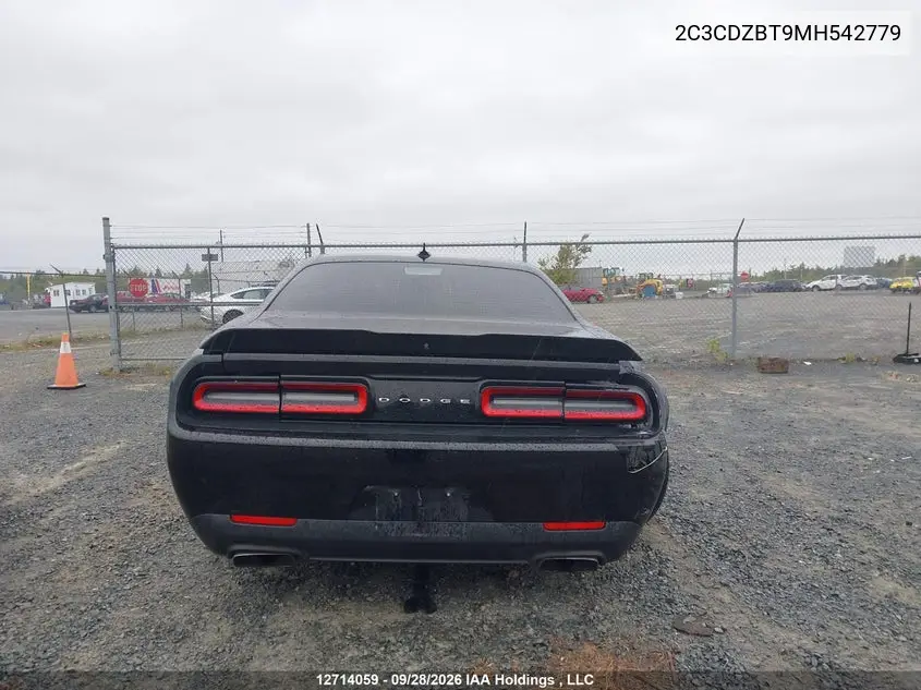 2021 DODGE CHALLENGER VIN 2C3CDZBT9MH542779 — фото 17