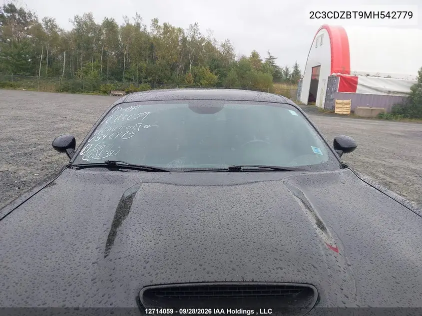 2021 DODGE CHALLENGER VIN 2C3CDZBT9MH542779 — фото 18