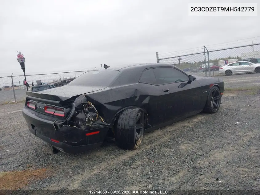 2021 DODGE CHALLENGER VIN 2C3CDZBT9MH542779 — фото 4