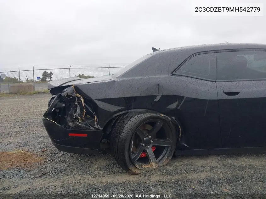 2021 DODGE CHALLENGER VIN 2C3CDZBT9MH542779 — фото 6