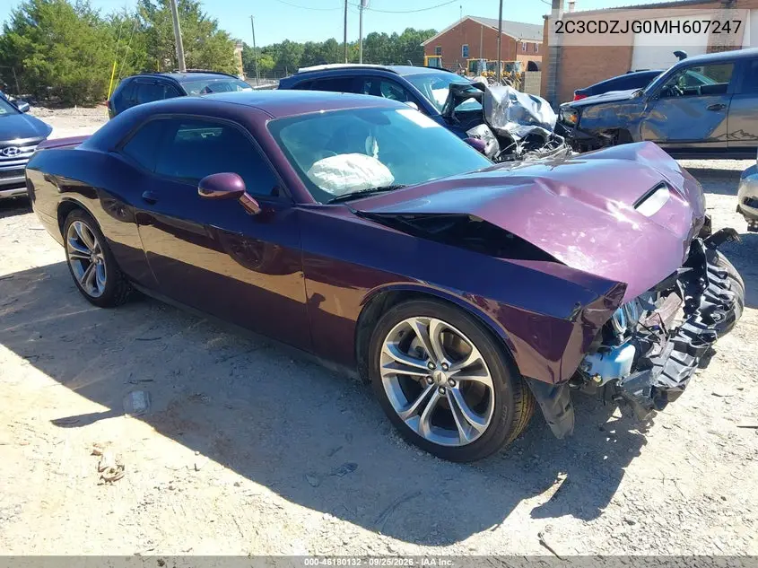 DODGE CHALLENGER 2021, VIN 2C3CDZJG0MH607247