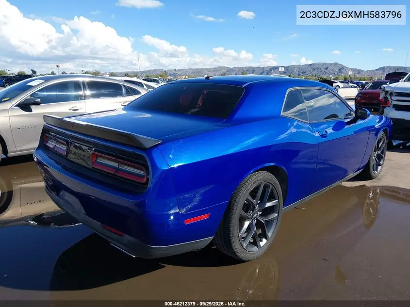 2021 DODGE CHALLENGER VIN 2C3CDZJGXMH583796 — фото 4