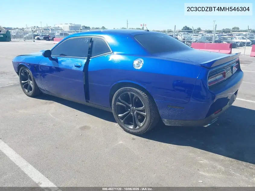 2021 DODGE CHALLENGER VIN 2C3CDZBT4MH546304 — фото 3