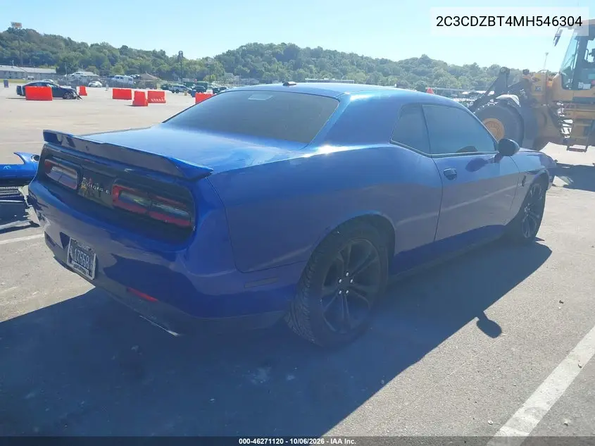 2021 DODGE CHALLENGER VIN 2C3CDZBT4MH546304 — фото 4