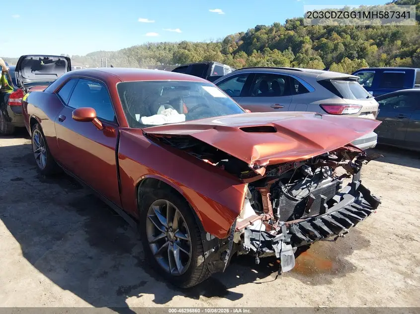 DODGE CHALLENGER 2021, VIN 2C3CDZGG1MH587341