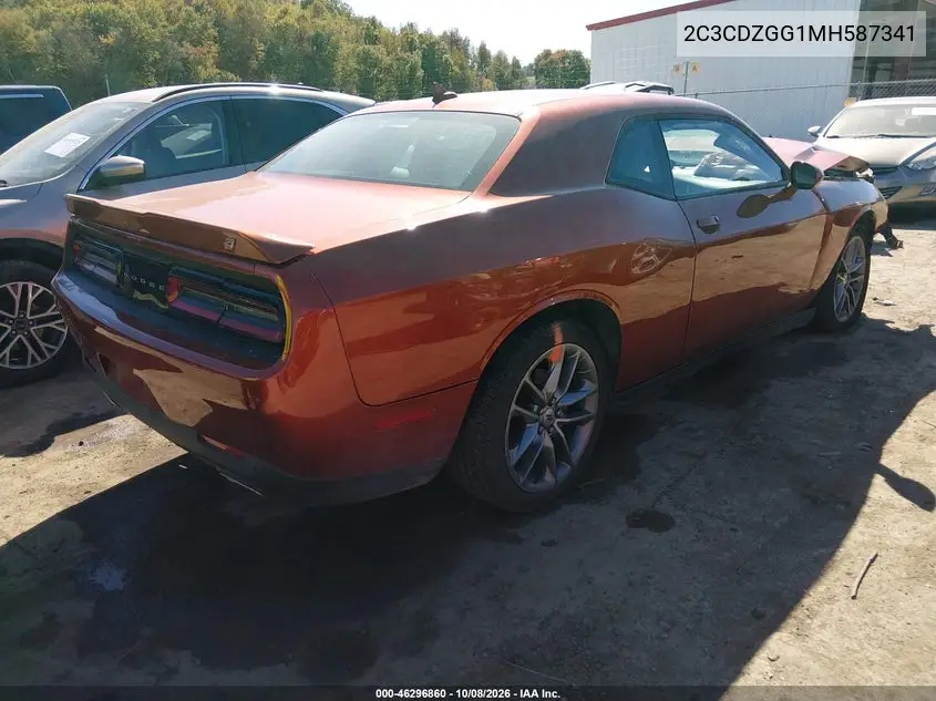 2021 DODGE CHALLENGER VIN 2C3CDZGG1MH587341 — фото 4
