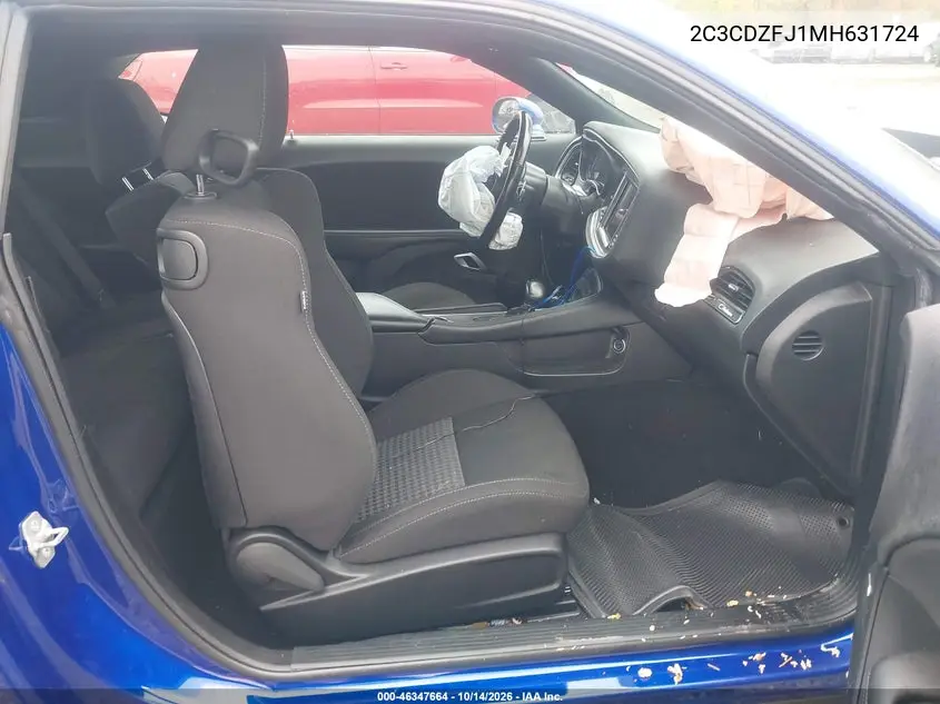 2021 DODGE CHALLENGER VIN 2C3CDZFJ1MH631724 — фото 5