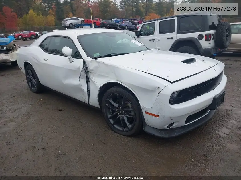 DODGE CHALLENGER 2021, VIN 2C3CDZKG1MH677273