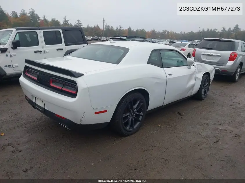 2021 DODGE CHALLENGER VIN 2C3CDZKG1MH677273 — фото 4