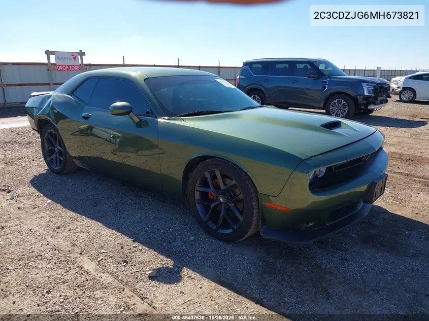 DODGE CHALLENGER 2021, VIN 2C3CDZJG6MH673821