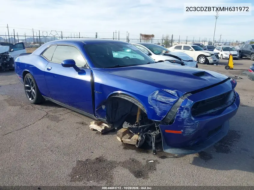 DODGE CHALLENGER 2021, VIN 2C3CDZBTXMH631972