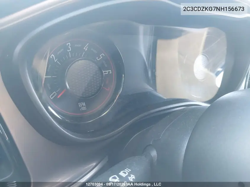 2022 DODGE CHALLENGER VIN 2C3CDZKG7NH156673 — фото 7