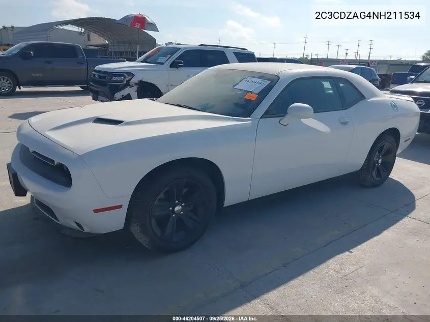 2022 DODGE CHALLENGER VIN 2C3CDZAG4NH211534 — фото 2