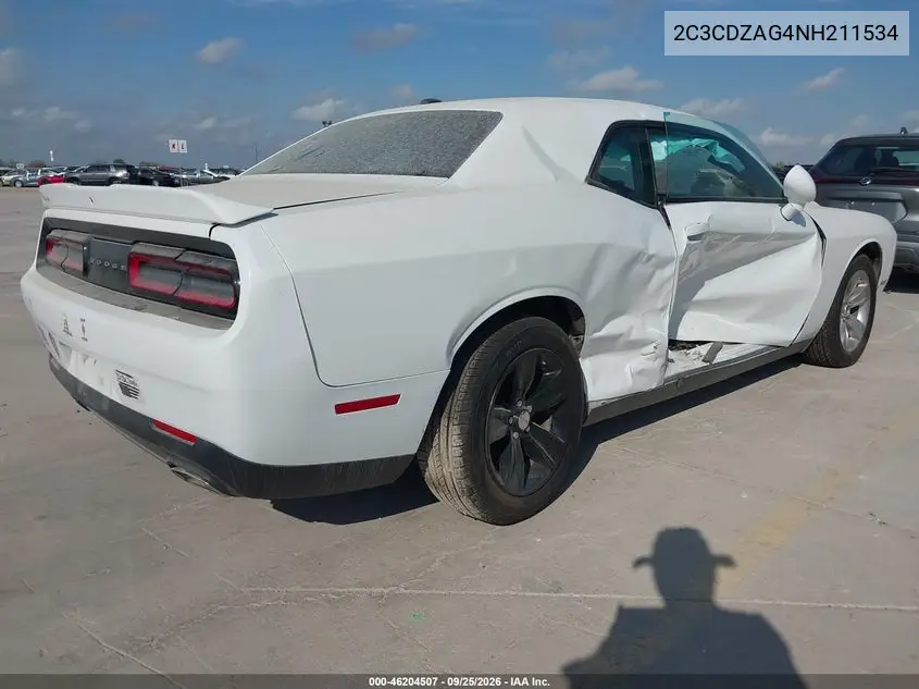 2022 DODGE CHALLENGER VIN 2C3CDZAG4NH211534 — фото 4
