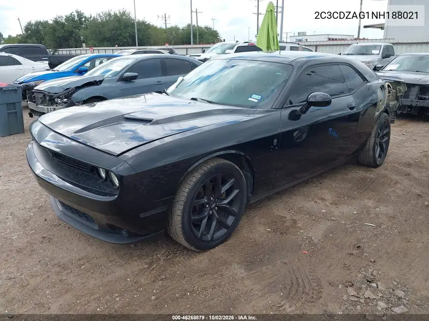 2022 DODGE CHALLENGER VIN 2C3CDZAG1NH188021 — фото 2