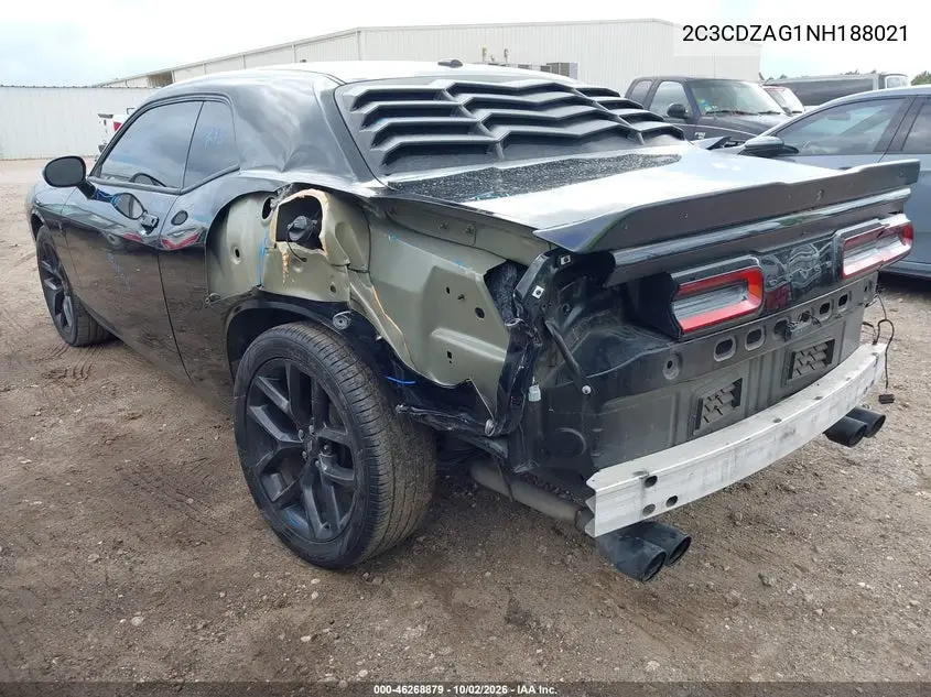 2022 DODGE CHALLENGER VIN 2C3CDZAG1NH188021 — фото 3