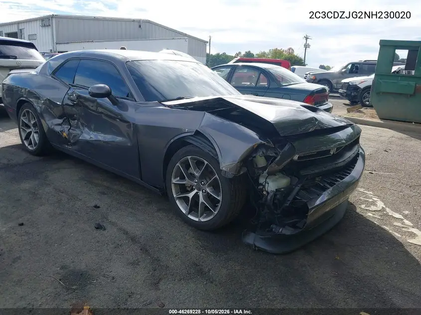 DODGE CHALLENGER 2022, VIN 2C3CDZJG2NH230020