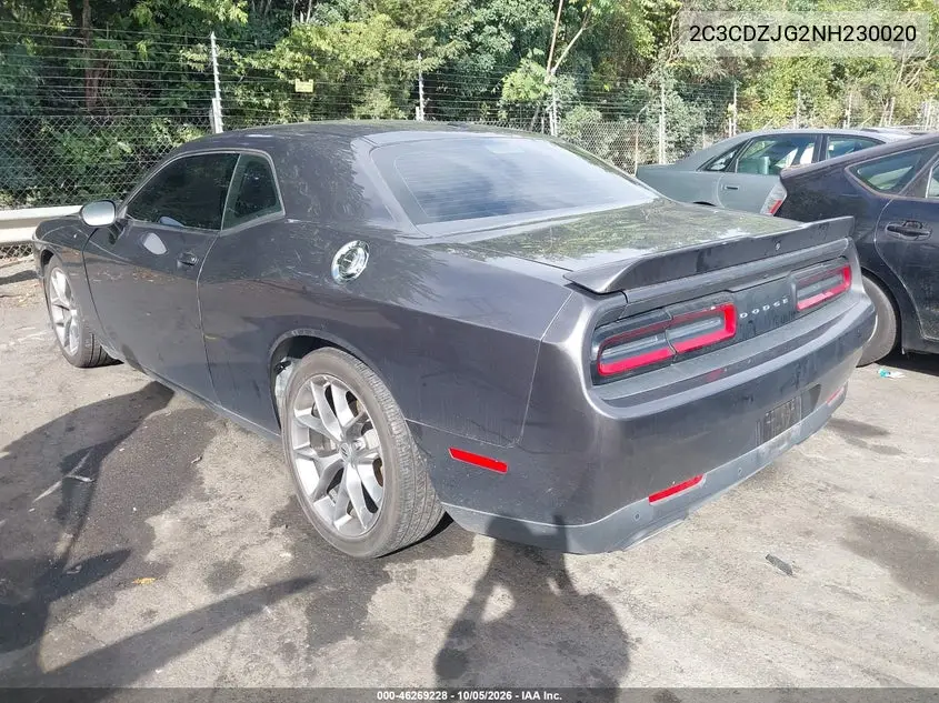 2022 DODGE CHALLENGER VIN 2C3CDZJG2NH230020 — фото 3