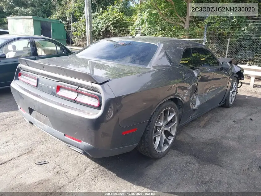 2022 DODGE CHALLENGER VIN 2C3CDZJG2NH230020 — фото 4