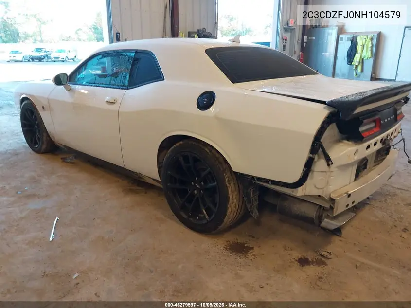 2022 DODGE CHALLENGER VIN 2C3CDZFJ0NH104579 — фото 3