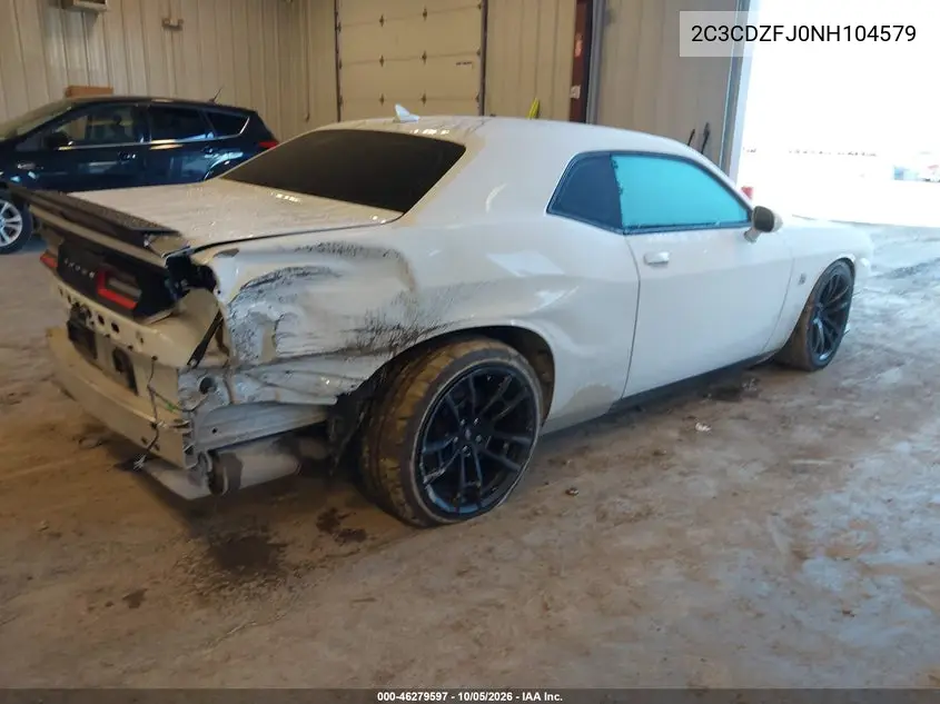 2022 DODGE CHALLENGER VIN 2C3CDZFJ0NH104579 — фото 4