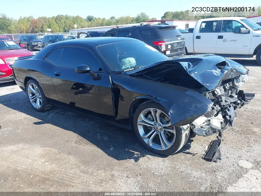 DODGE CHALLENGER 2022, VIN 2C3CDZBT6NH200174