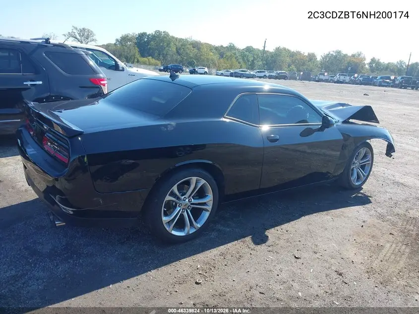 2022 DODGE CHALLENGER VIN 2C3CDZBT6NH200174 — фото 4