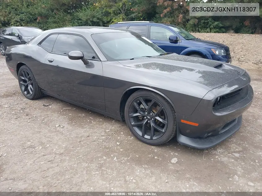 DODGE CHALLENGER 2022, VIN 2C3CDZJGXNH118307